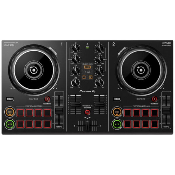 Controlador de 2 canais Pioneer Smart DJ Controller DDJ-200 Preto