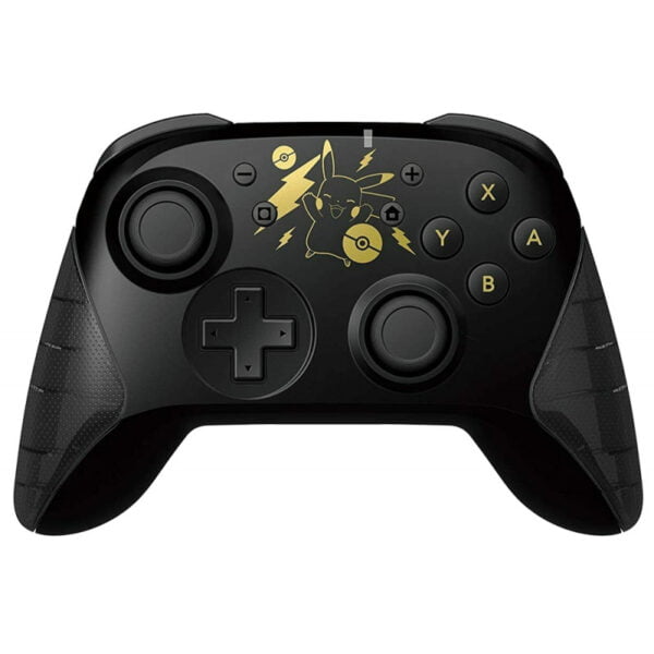 Controle Hori para Nintendo Switch Pokémon - Pikachu balck & Gold (sem fio)