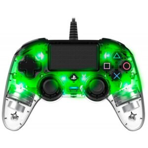 Controle Nacon Wired Compact Controller para PS4 - Clear Illuminate