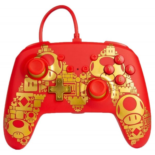 Controle Nintendo Switch Super Mario Golden (Com Fio)