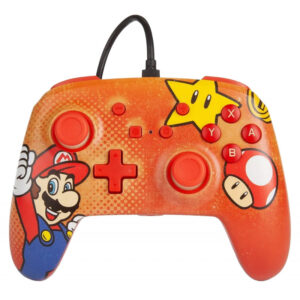 Controle para Nintendo Switch Mario Vintage (com fio)