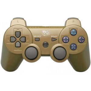 Controle Play Game sem Fio Dualshock PS3 - Dourado