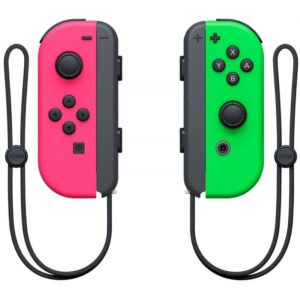 Controles Joy-Con (L/R) para Nintendo Switch - Verde Neon/Rosa Neon