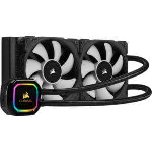 Cooler para CPU Corsair iCUE H100i RGB PRO XT 2x120mm Intel/AMD Preto