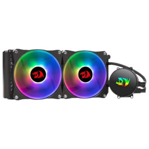 Cooler para CPU Redragon CCW-3000 Effect X RGB Soquete Intel/AMD Preto