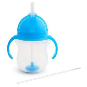 Copo de Treinamento canudo dobrável Munchkin 207mL - Azul