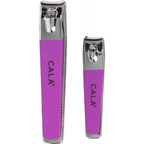 Corta Unha Cala Clipper Duo 50812 - Roxo (2 Peças)