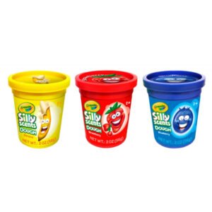 Crayola Silly Scents 3 Dough Tubs - 2186 (3 Unidades)