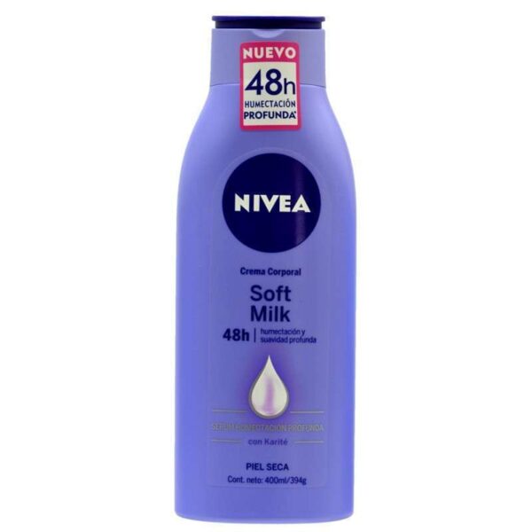 Creme Corpo Nivea Soft Milk 48hs - 400mL