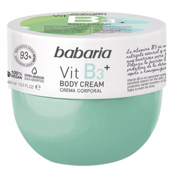 Creme Corporal Babaria Vitamina B3+ - 400mL