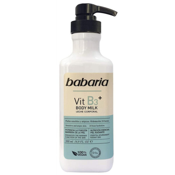 Creme Corporal Babaria Vitamina B3+ - 500mL