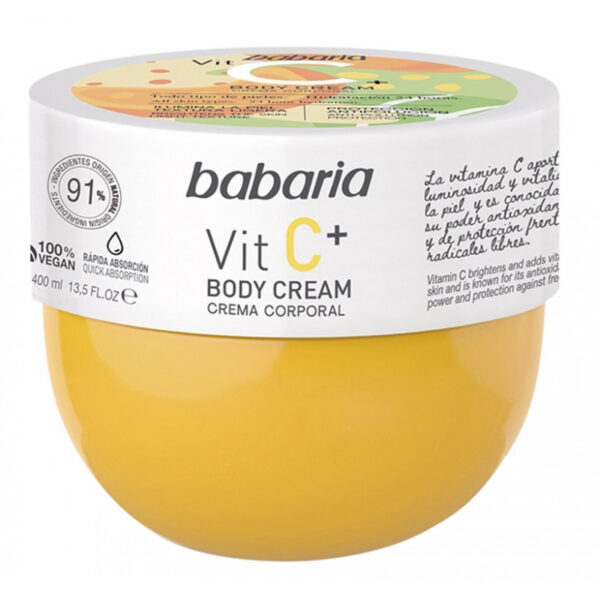Creme Corporal Babaria Vitamina C+ - 400mL