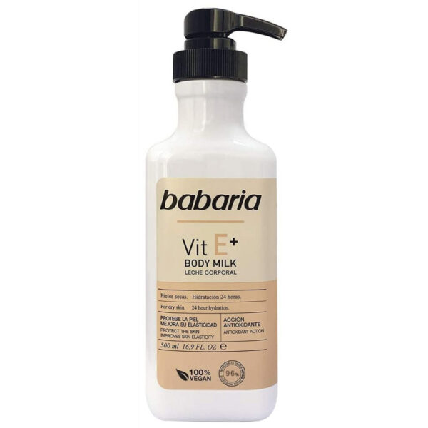 Creme Corporal Babaria Vitamina E+ - 500mL