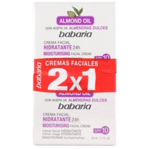 Creme Facial Babaria Amêndoas Doces Hidratante 2 x 1 - 50mL
