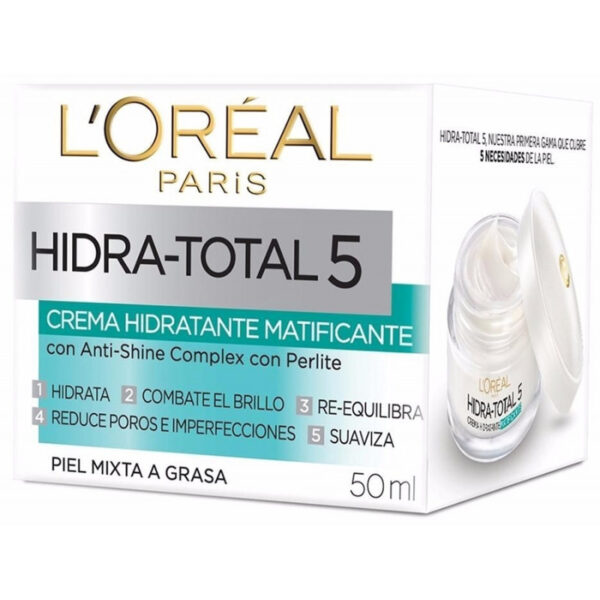 Creme Hidratante Matificante L'Oréal Hidra-Total 5 - 50mL