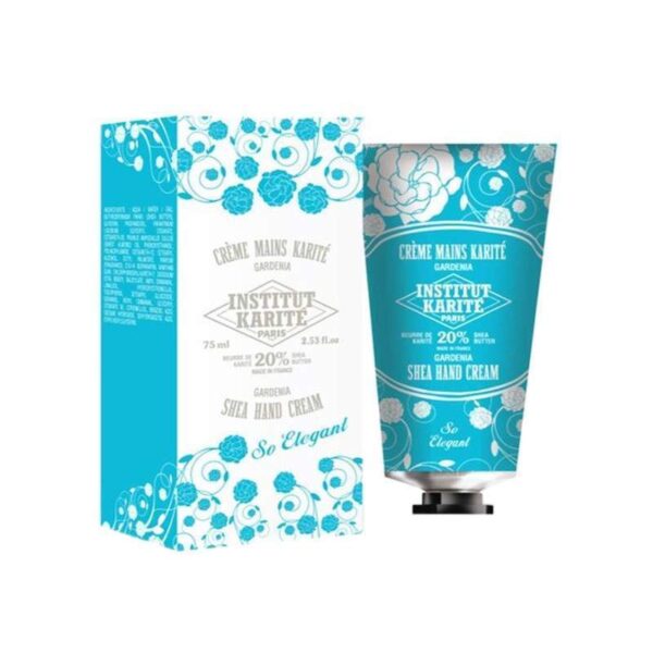 Creme Institud Karité Para Mão Shea Hand Cream  Gardenia 75mL