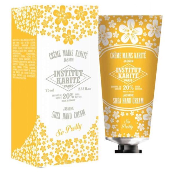 Creme Institud Karité Para Mão Shea Hand Cream Jasmim 75mL