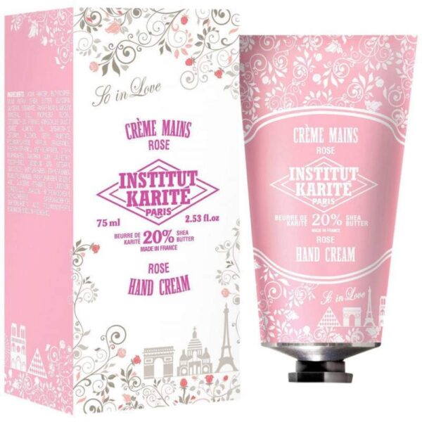 Creme Institut Karité Para Mão Shea Hand Cream Rose Lo in Love 75ml