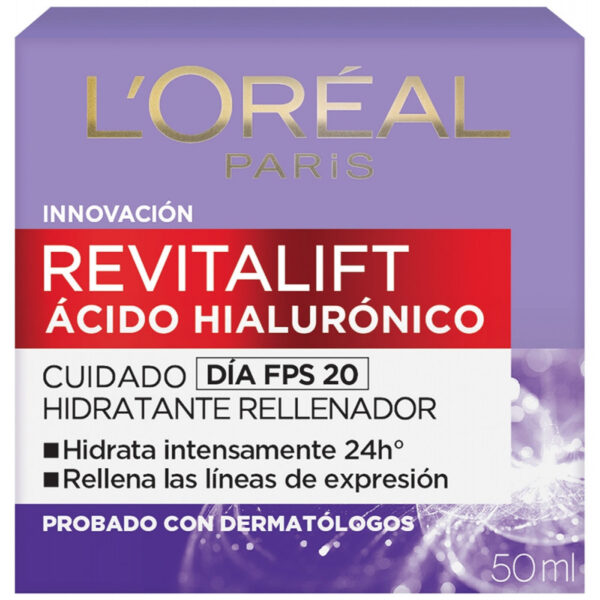 Creme L'Oréal Revitalift Acido Hialuronico de Dia - 50mL