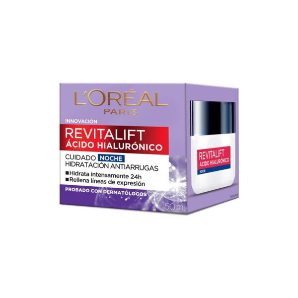 Creme L'Oréal Revitalift Acido Hialuronico de Noite - 50mL