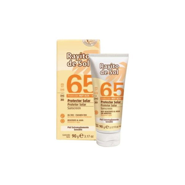 Creme Protetor Solar Rayito de Sol 65 Sunscreen 30UVA - 90g