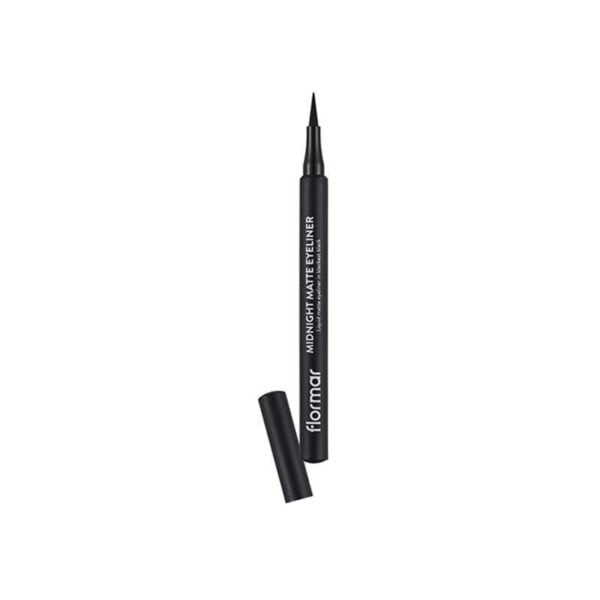 Delineador Flormar Midnight Matte Preto