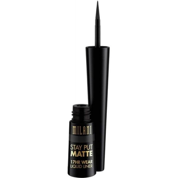 Delineador para Olhos Milani Stay Put Matte 01 Black Matte - 2.5mL