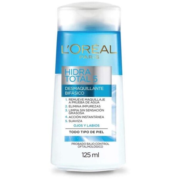 Demaquilante Bifásico L'Oréal Hidra Total 5 - 125mL