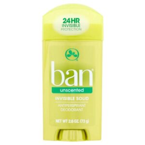 Desodorante Ban Unscented 24H Invisible Protection 73g