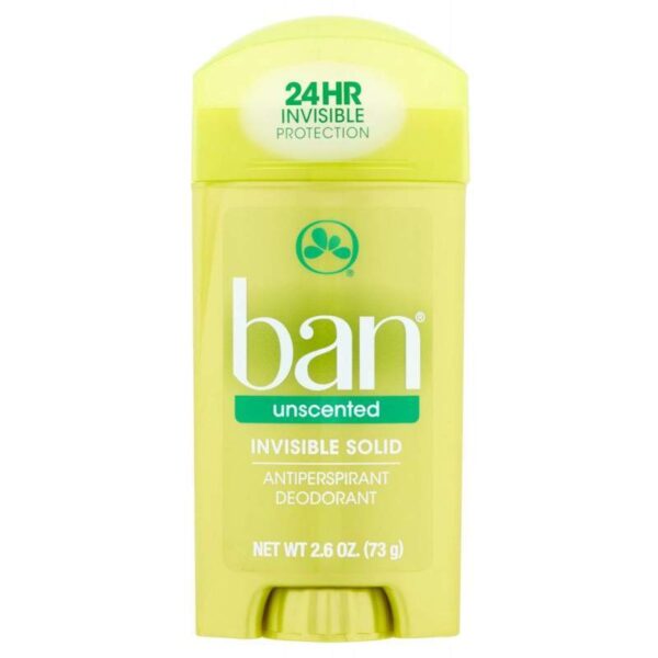 Desodorante Ban Unscented 24H Invisible Protection 73g