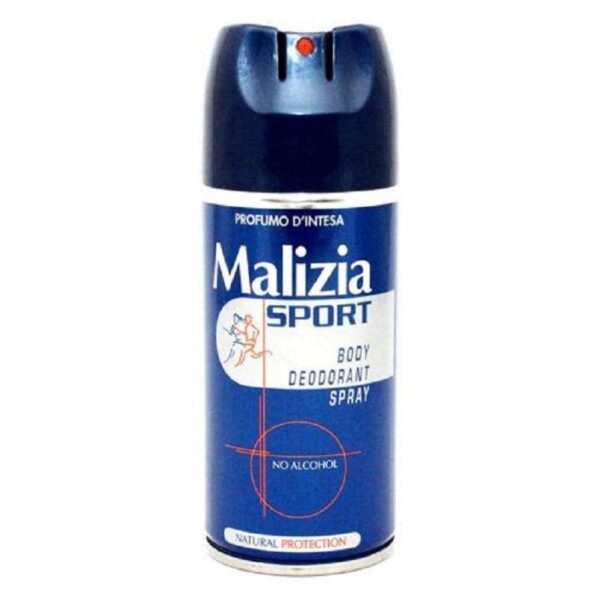 Desodorante Malizia Sport No Alcool Natural Protection Unissex 150ml