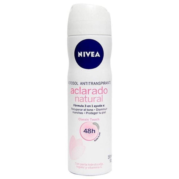 Desodorante Nivea Aclarado Natural 3 em 1 - 150mL