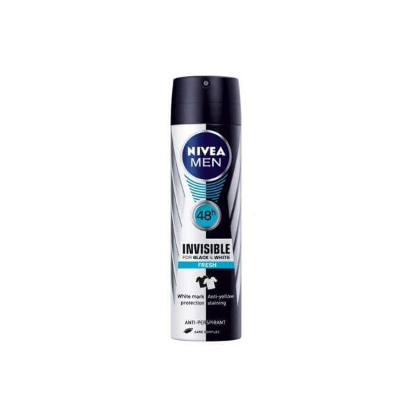 Desodorante Nivea Men Invisible Black & White Fresh 150mL