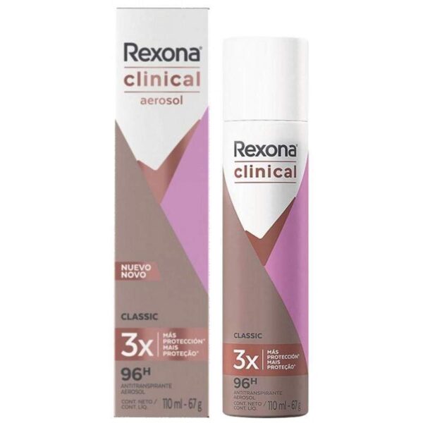 Desodorante Rexona Clinical Classic 3X 96Hs - 110mL