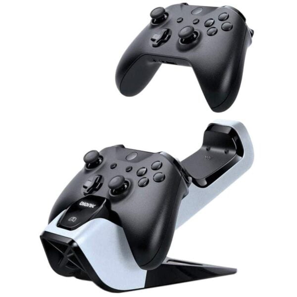 Dock de Carregamento Dual Controle Bionik BNK-9029 para Xbox One Bivolt Branco/Preto