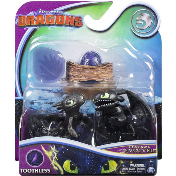 Dragons Legends Evolved Toothless Spin Master - 20119935