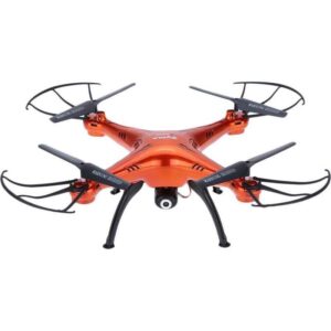 Drone Syma X5SW-1 FPV Real-Time Câmera 2MP/WiFi/2.4GHz/4Ch - Laranja