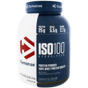 Dymatize Suplemento ISO100 Hydrolyzed Cookies & Cream (1.36kg)