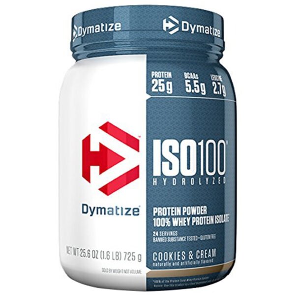 Dymatize Suplemento ISO100 Hydrolyzed Cookies & Cream (726g)