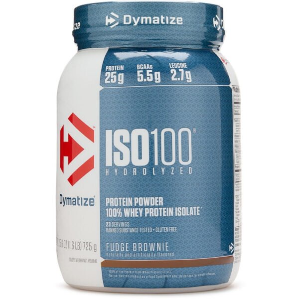 Dymatize Suplemento ISO100 Hydrolyzed Fudge Brownie (726g)