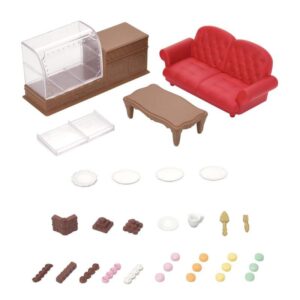 Epoch Sylvanian Families Chocolate Lounge 6016 - 32 Pcs