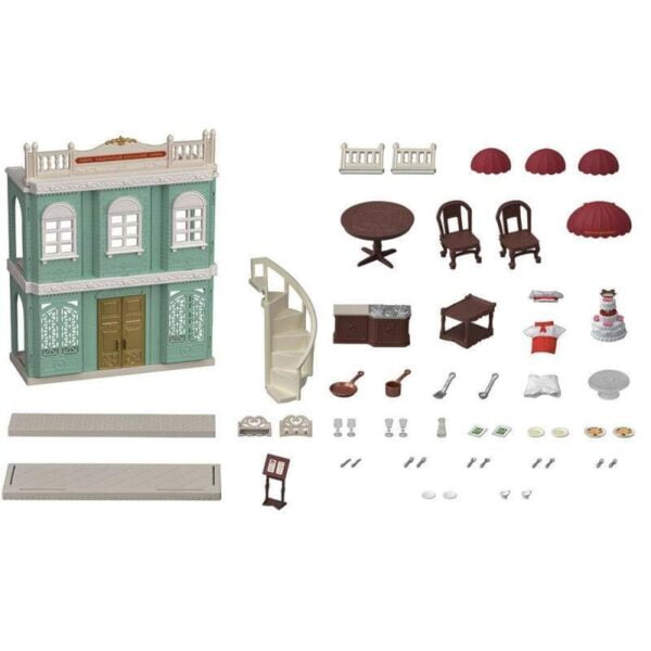 Epoch Sylvanian Families Delicius Restaurant 6018 - 54 Pcs