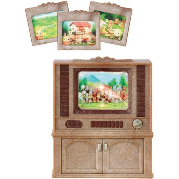 Epoch Sylvanian Families Deluxe TV Set 4264 - 4 Pcs