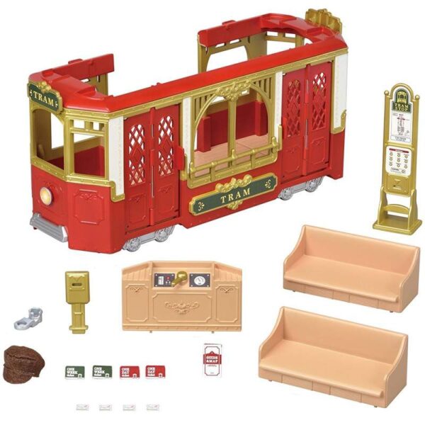 Epoch Sylvanian Families Ride Along Tram 6007