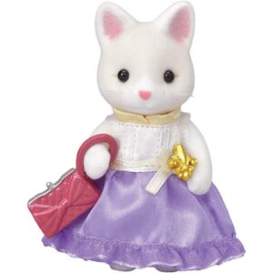 Epoch Sylvanian Families - Town Girl Series - Silk Cat - 6003