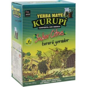 Erva Mate Kupurí Composto Sabor Citrus 500g