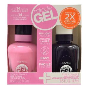Esmalte Sally Hansen Miracle Gel 2x1 301/170 Pink Cadillaquer - 14.7mL