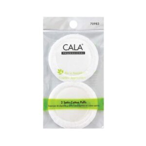 Esponja de Maquiagem Cala Satin Cotton Puffs 70983 (2 unidades)