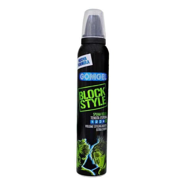 Espuma Fixador para Cabelo Gomgel Block Style 200mL