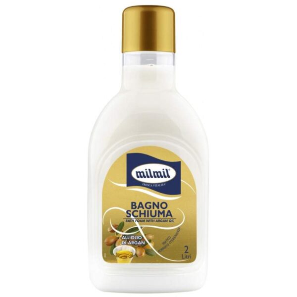 Espuma para Banho Milmil Bagno Schiuma All'orlio Di Argan - 2L